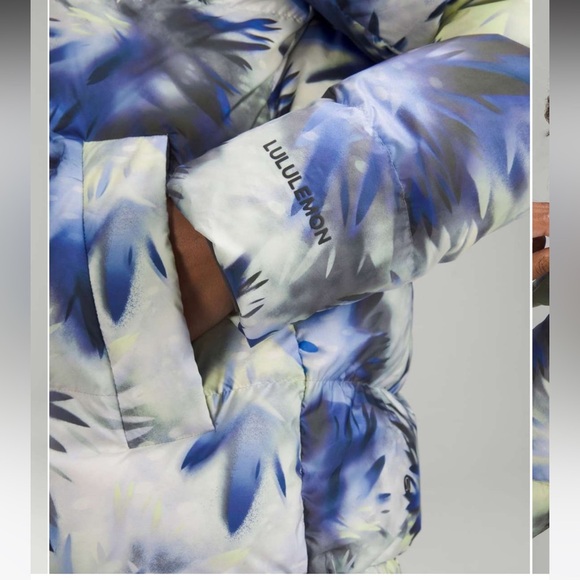 NWT Lululemon Wunder Puff Jacket / Chromatic Cloudscape Multi / 0 - Picture 5 of 9